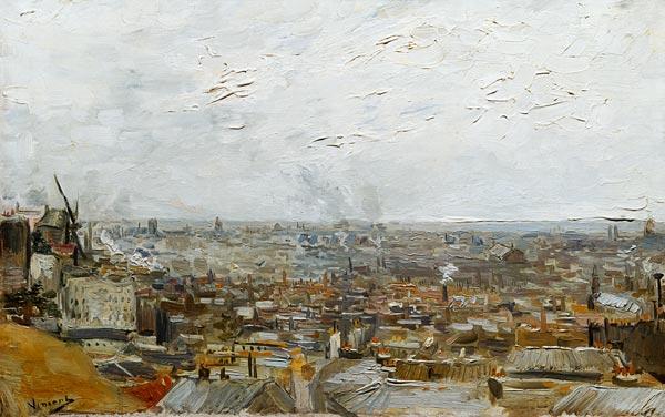 Look of the Montmartre od Vincent van Gogh