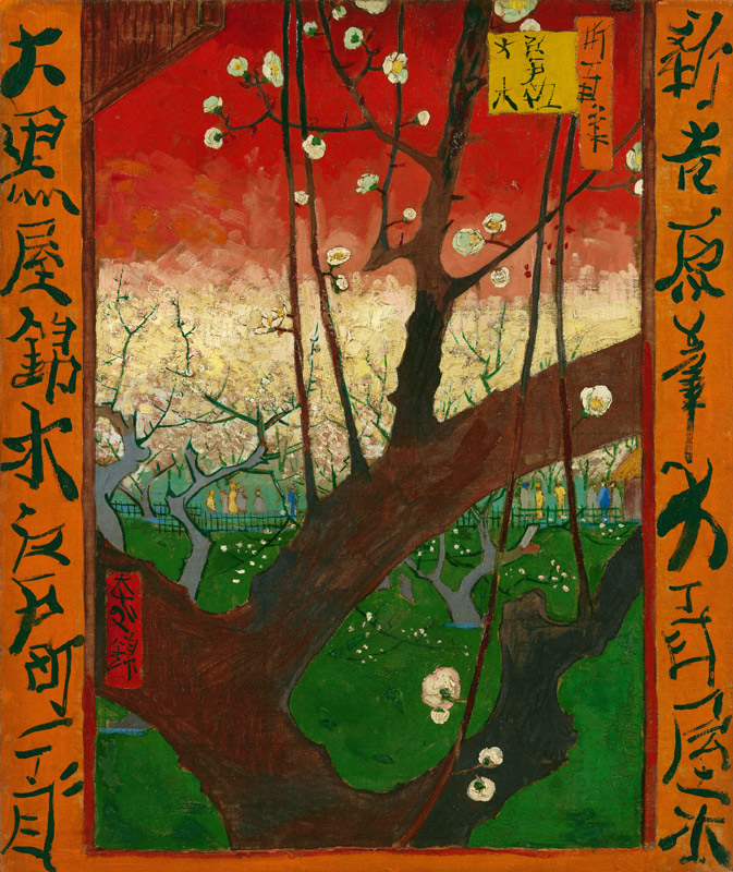 Flowering Plum Tree od Vincent van Gogh