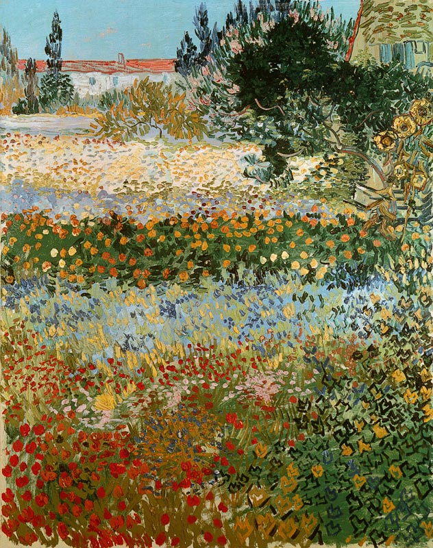 Flower garden od Vincent van Gogh
