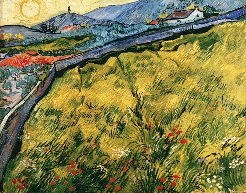 V.v.Gogh, Cornfield at sunrise od Vincent van Gogh
