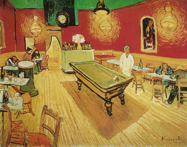 The night café od Vincent van Gogh