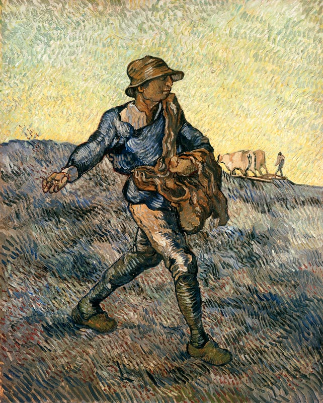 The Sower (after Millet) od Vincent van Gogh