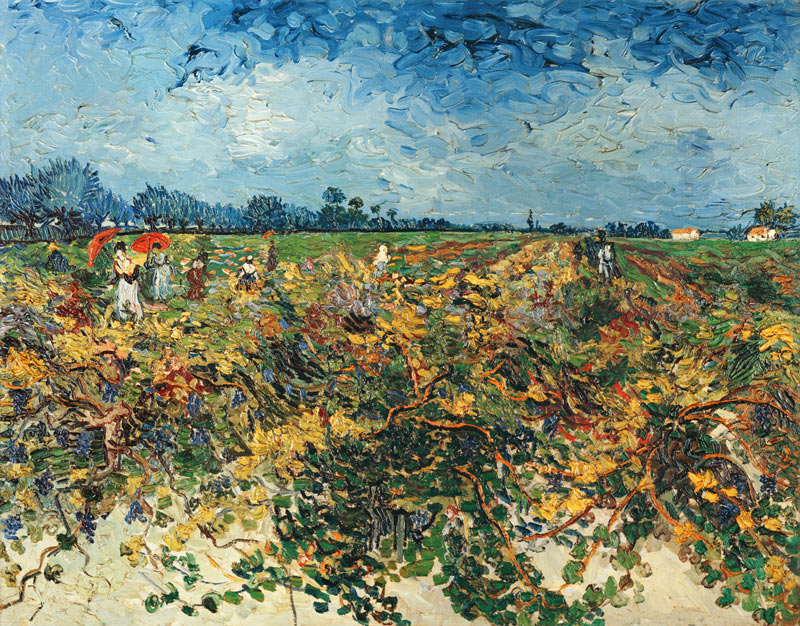 The vineyard od Vincent van Gogh