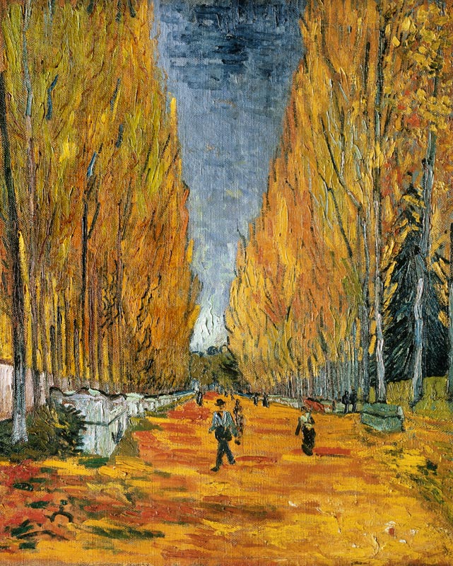 Le's Alyscamps, avenue in Arles od Vincent van Gogh