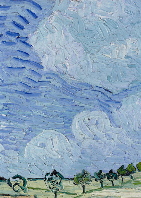 Die Ebene bei Auvers od Vincent van Gogh