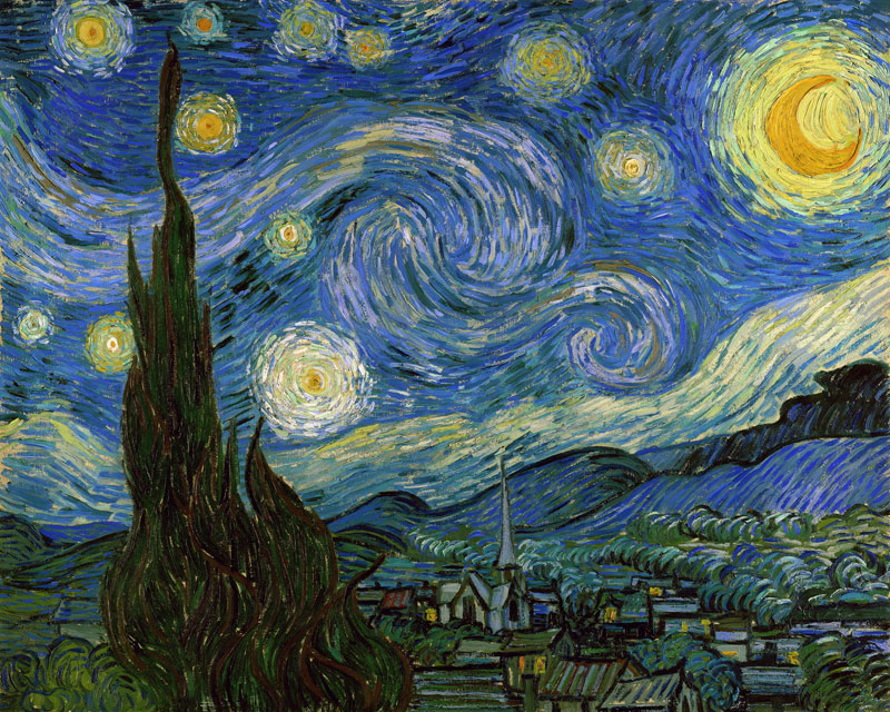 Hvězdná noc od Vincent van Gogh