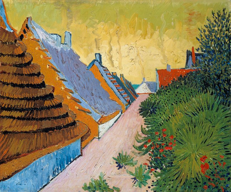 Farmhouses At Saintes-Maries,  Mas A Saintes-Maries od Vincent van Gogh