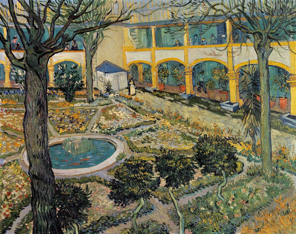 The Asylum Garden at Arles od Vincent van Gogh
