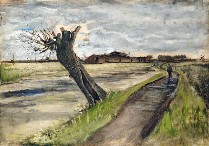 Gekappte Weide od Vincent van Gogh