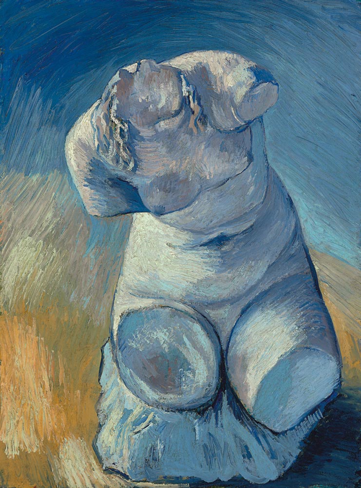 Gipsstatuette oder weiblicher Torso, von vorn gesehen od Vincent van Gogh