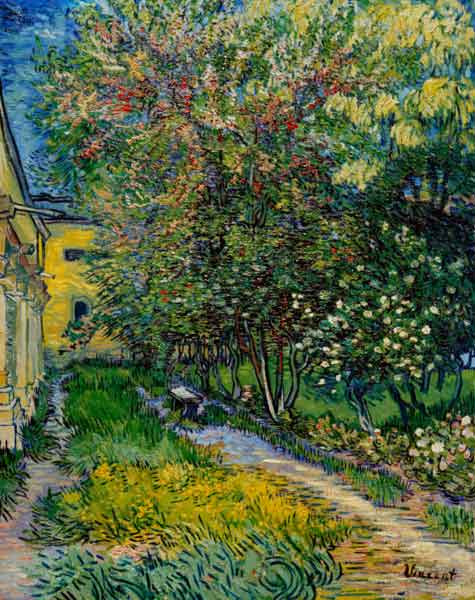 Van Gogh / St.-Rémy Hospital Garden od Vincent van Gogh