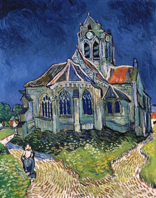 The Church at Auvers-sur-Oise od Vincent van Gogh