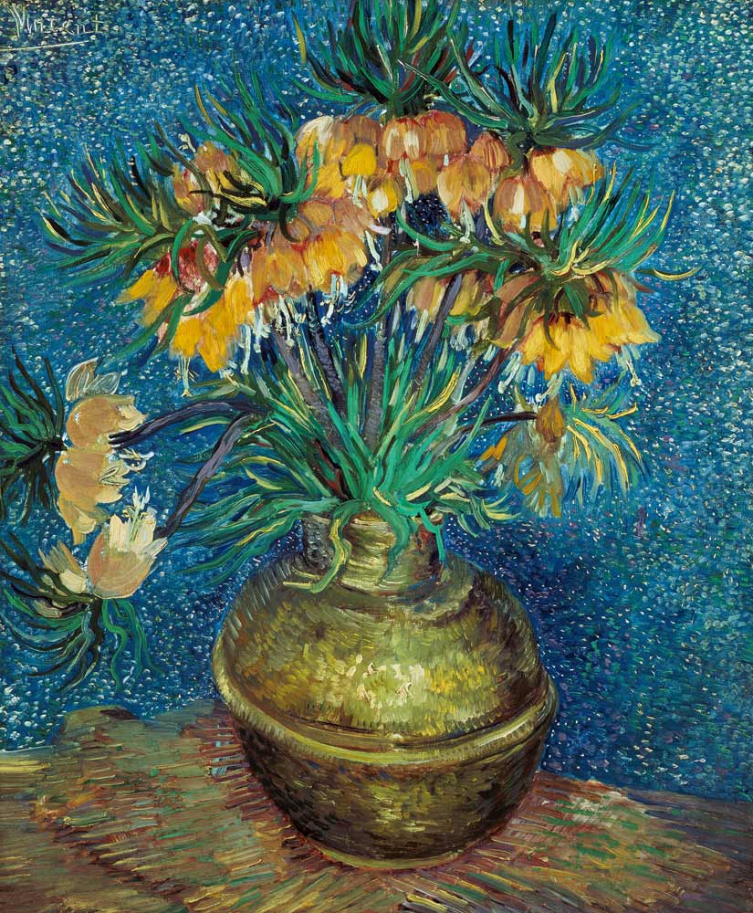Crown Imperial Fritillaries in a Copper Vase od Vincent van Gogh