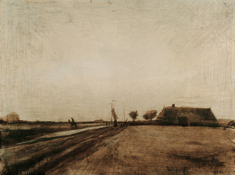 V.van Gogh, Landscape in Drenthe / 1883 od Vincent van Gogh