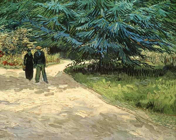 Couple in the park, Arles od Vincent van Gogh