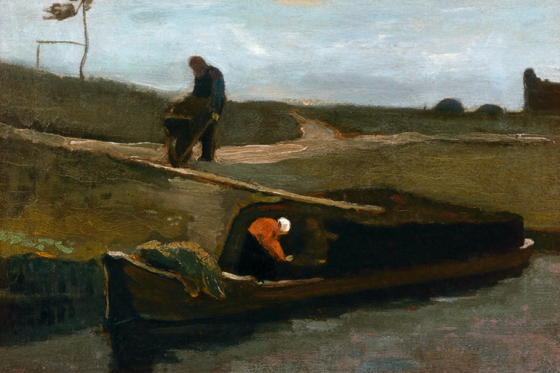 The Peat Boat od Vincent van Gogh