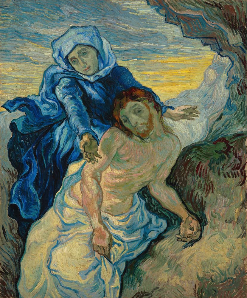 Van Gogh after E.Delacroix, Pietà od Vincent van Gogh