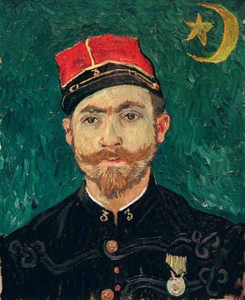 van Gogh / Portrait of Milliet / 1888 od Vincent van Gogh