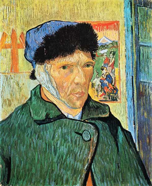 Self-portrait with an obliged ear od Vincent van Gogh