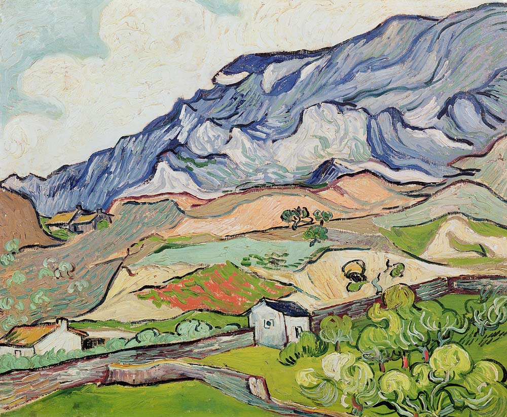 The Alpilles od Vincent van Gogh