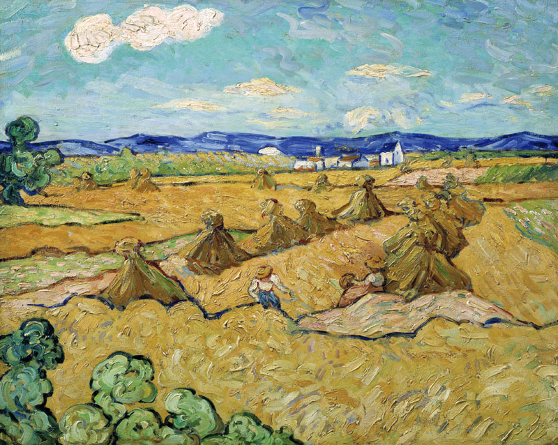 The Haystacks od Vincent van Gogh