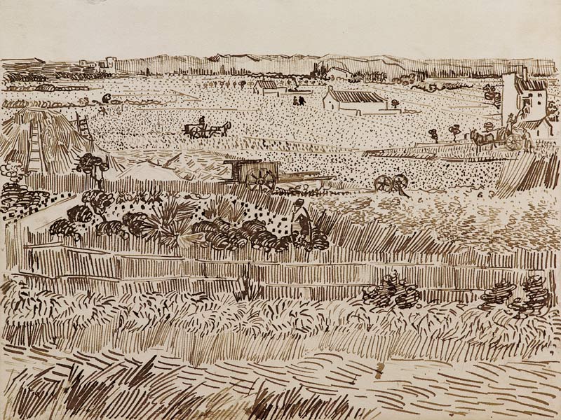 V.v.Gogh / The harvest od Vincent van Gogh