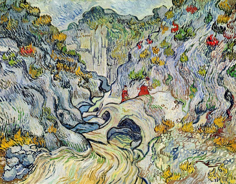 The ravine of the Peyroulets od Vincent van Gogh