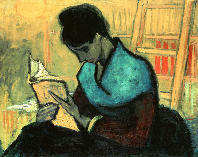 The novel reader od Vincent van Gogh