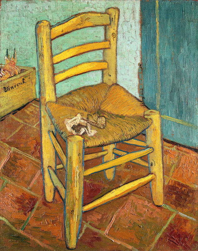 Van Gogh s Chair / Paint./ 1888 od Vincent van Gogh