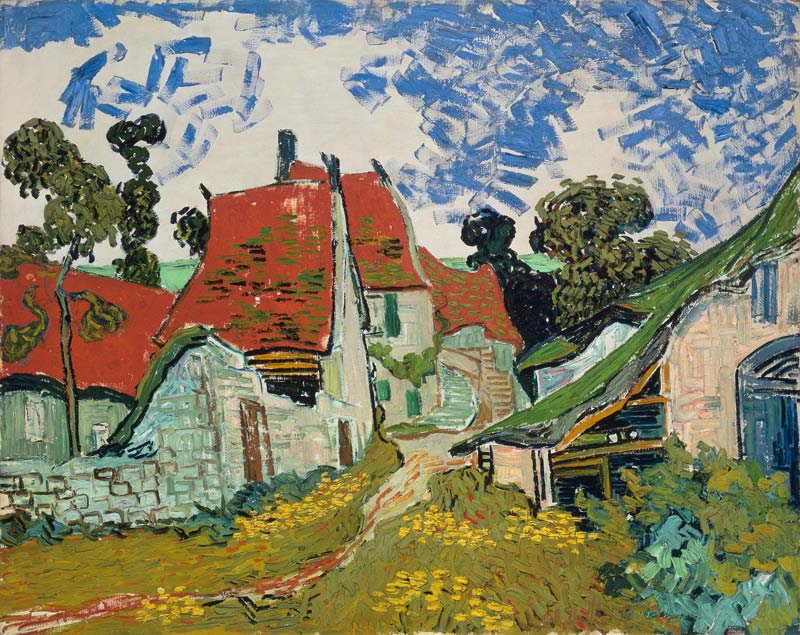 v.Gogh / Village street in Auvers / 1890 od Vincent van Gogh