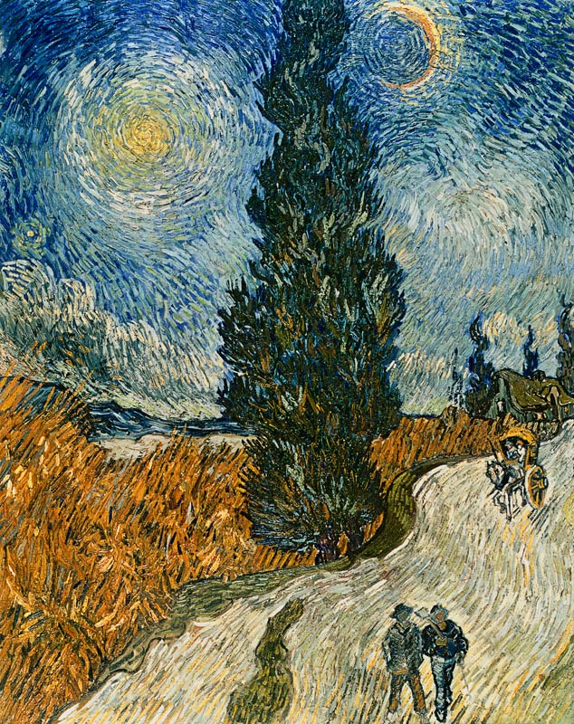 Road with Cypresses od Vincent van Gogh
