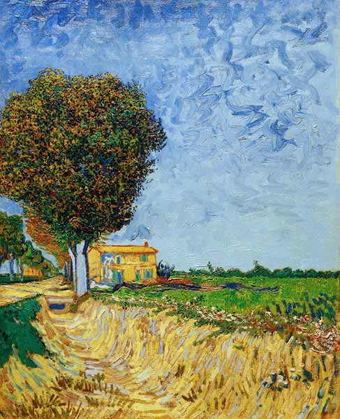 V.v.Gogh, Avenue near Arles od Vincent van Gogh