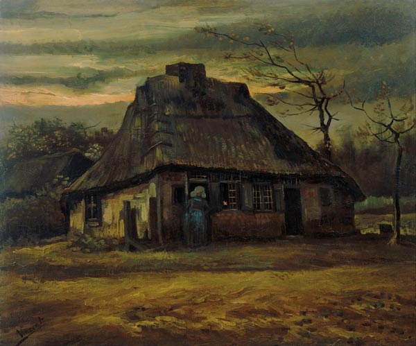 The cottage od Vincent van Gogh
