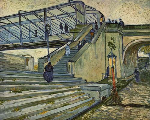 The bridge of Trinquetaille od Vincent van Gogh