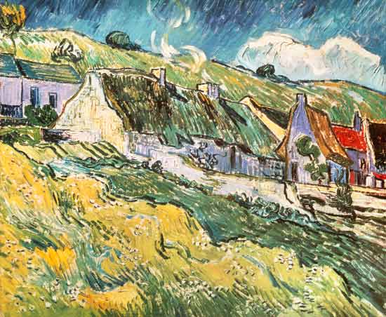 Cottages at Auvers-sur-Oise od Vincent van Gogh