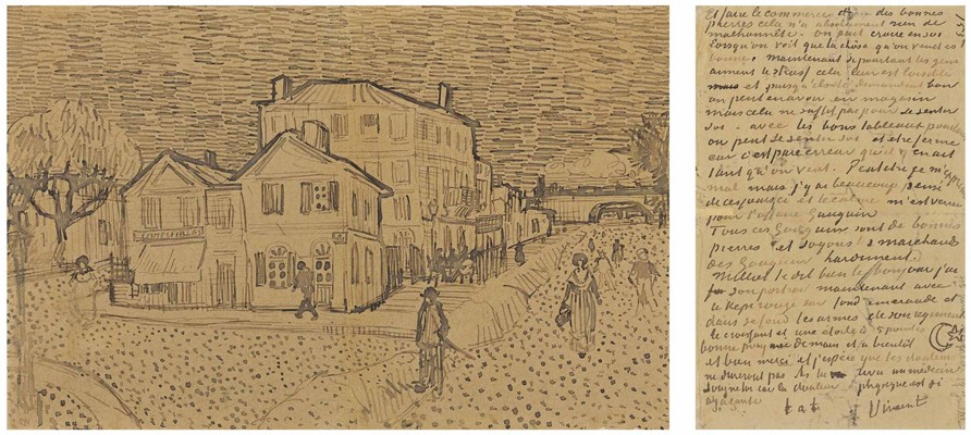 The Yellow House (The street), Letter to Theo from Arles, Saturday, 29 September 1888 od Vincent van Gogh