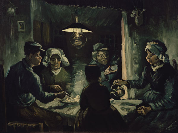 The potato eaters od Vincent van Gogh