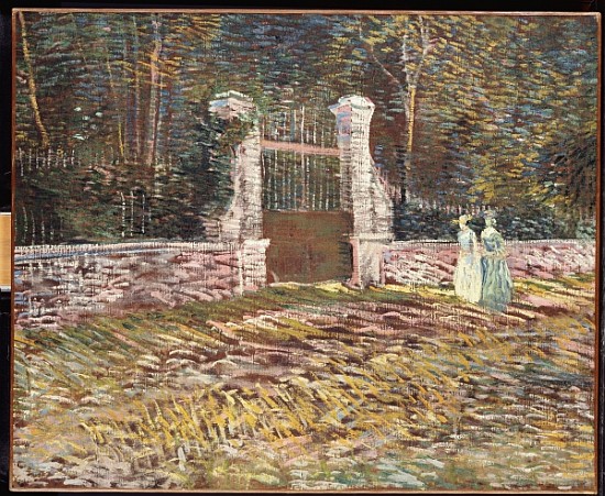 Entrance to the Voyer-d''Argenson Park at Asnieres od Vincent van Gogh
