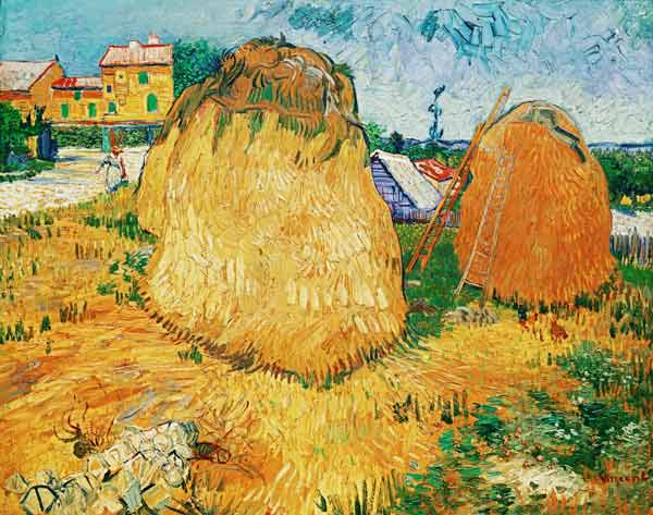Barn in the Provence od Vincent van Gogh