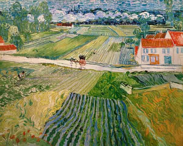 Landscape at Auvers after the Rain od Vincent van Gogh
