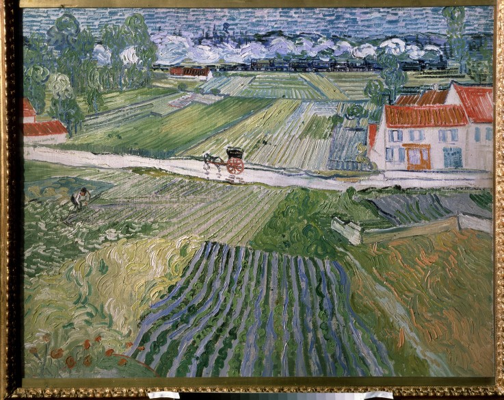 Landscape at Auvers after rain od Vincent van Gogh