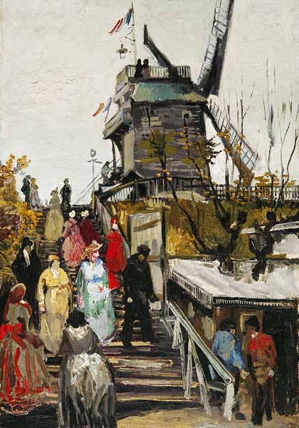 Le Moulin de Blute-Fin od Vincent van Gogh