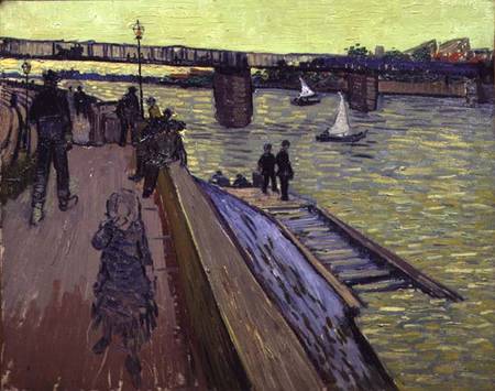 Le Pont de Trinquetaille in Arles od Vincent van Gogh