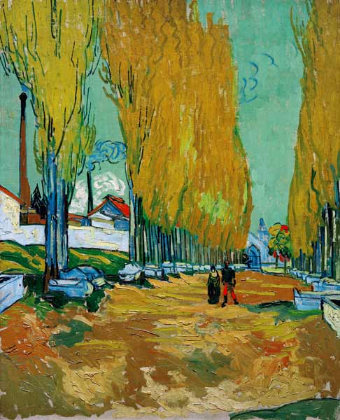 V.van Gogh, Les Alyscamps /Paint./1888 od Vincent van Gogh