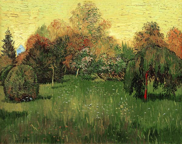 Clearing in a park od Vincent van Gogh