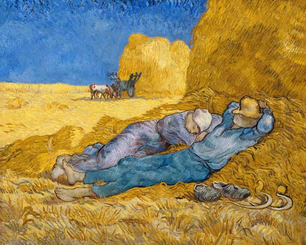 Noon, or The Siesta, after Millet od Vincent van Gogh