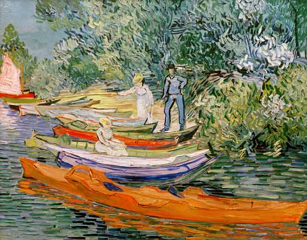 On the shore of the Oise in Auvers od Vincent van Gogh