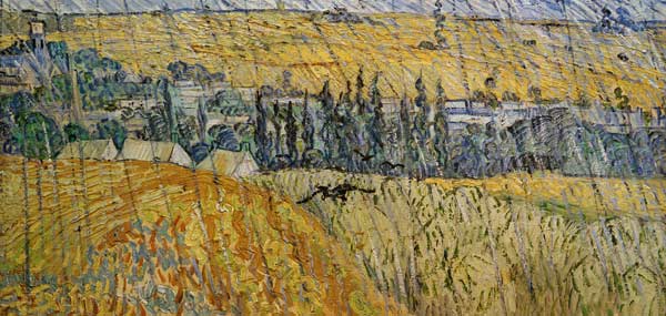 V.v.Gogh, Rain - Auvers / Paint./ 1890 od Vincent van Gogh