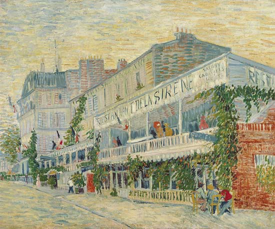 Restaurant de la Sirene at Asnieres od Vincent van Gogh