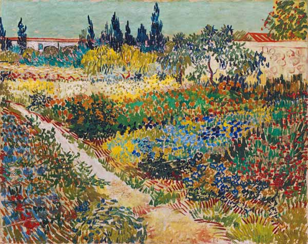 Na zahradě u Arles od Vincent van Gogh